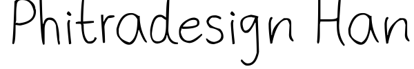 Phitradesign Handwritten font preview